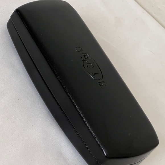 Oscar De La Renta Acetate Tortoise Shell Cat Eye Sunglasses Black - Picture 17 of 17